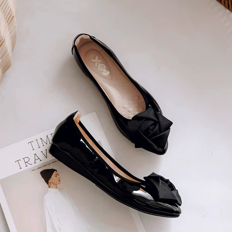 Plus Size 35-41 Women Shoes Spring Summer Flat Shoes Woman Comfortable Travel Work Shoes Ladies Fashion Loafers Fold Women Flats