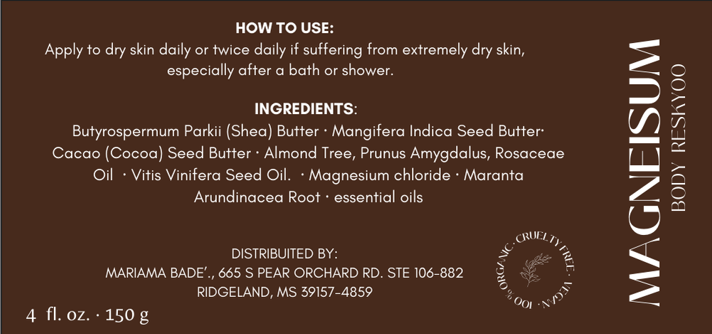 Body Reskyoo Magneisum Butter