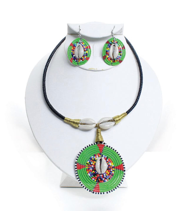 Maasai Choker & Earrings