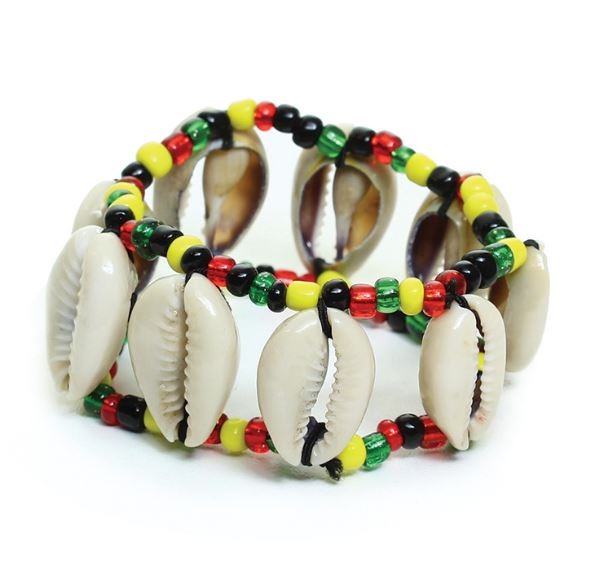 Rasta Cowry Bracelet
