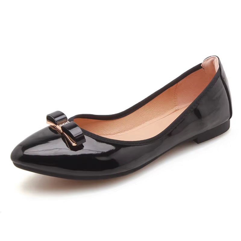 Plus Size 35-41 Women Shoes Spring Summer Flat Shoes Woman Comfortable Travel Work Shoes Ladies Fashion Loafers Fold Women Flats