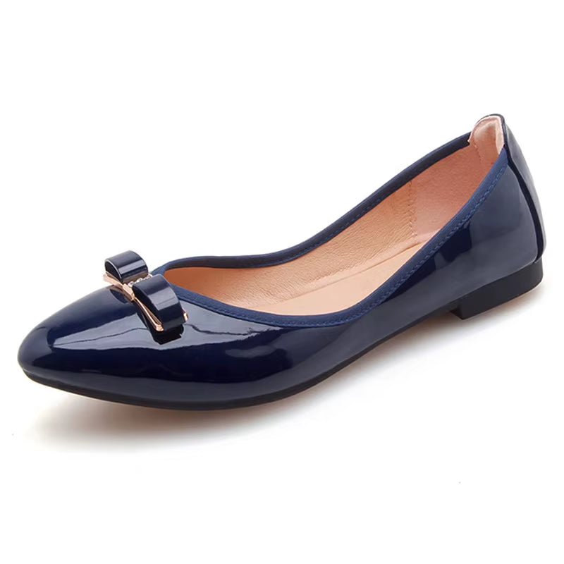 Plus Size 35-41 Women Shoes Spring Summer Flat Shoes Woman Comfortable Travel Work Shoes Ladies Fashion Loafers Fold Women Flats