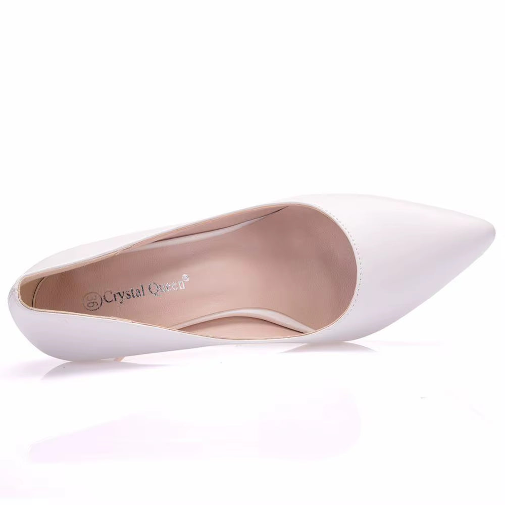 Sexy White Women Shoes High Heels 5CM 7CM 9CM 11CM Elegant Office Pumps Shoes Women Pointed Toe Luxury Singles Shoes