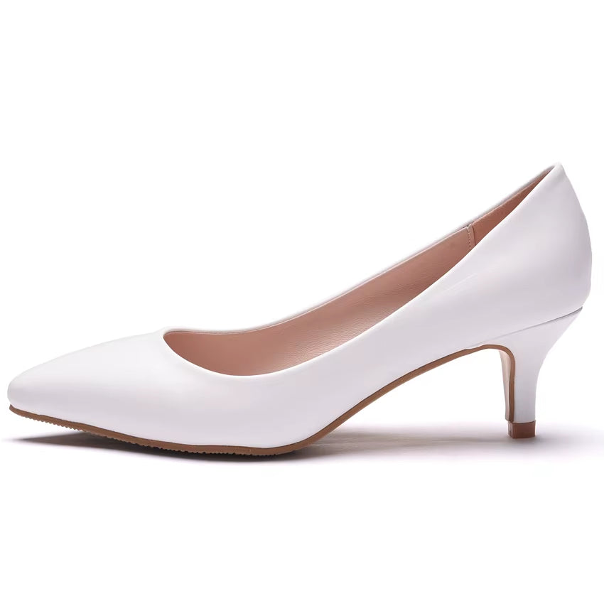 Sexy White Women Shoes High Heels 5CM 7CM 9CM 11CM Elegant Office Pumps Shoes Women Pointed Toe Luxury Singles Shoes