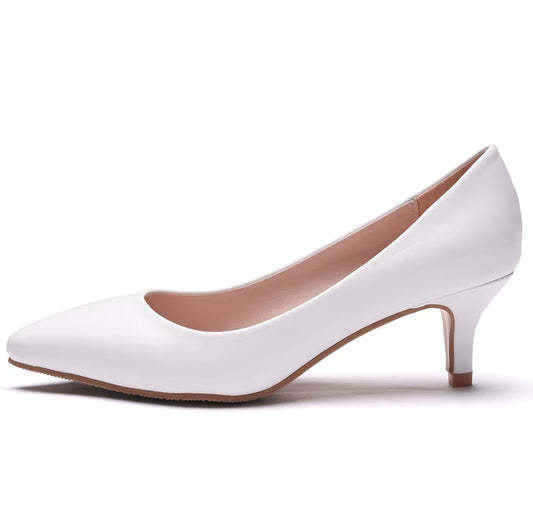 Sexy White Women Shoes High Heels 5CM 7CM 9CM 11CM Elegant Office Pumps Shoes Women Pointed Toe Luxury Singles Shoes
