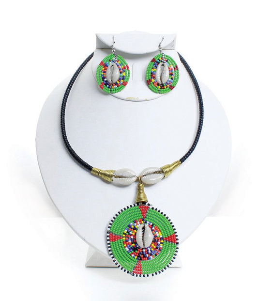 Maasai Choker & Earrings